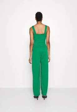 Steven Front Slit - Jumpsuit - Leaf Green -Wal G 05c361a50ac84ef4b659cfe9e0d4b683