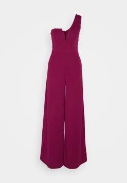 Wal G Fleur One Shoulder- Jumpsuit - Purple -Wal G 0606c43d76b84a348fc442fc6e2d2790