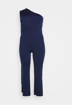 Holly Cape Sleeve - Jumpsuit - Navy Blue -Wal G 1047c5fcf2f34f4d8913500c2ad01270