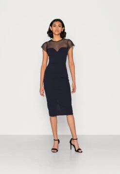 Wal G Dylan Midi Dress - Cocktailjurk - Navy