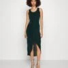 Wal G Shami Bodycon Midi - Jerseyjurk - Forest Green