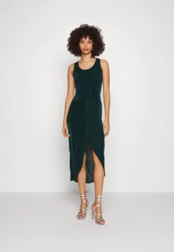 Wal G Shami Bodycon Midi - Jerseyjurk - Forest Green