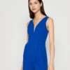Wal G Cleo V Neck Playlist - Jumpsuit - Electric Blue