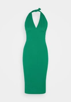 Wal G Jack Halter Neck Midi - Jerseyjurk - Leaf Green -Wal G 18fe84f450c846ce9a4ad905a29882bc