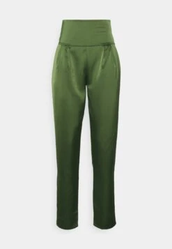 Wal G Peppa High Waisted Trouser - Broek - Dark Khaki -Wal G 1aa999ec1046479d9df117f1e7fd9415