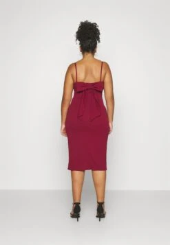 Ray Bow Midi - Etui-Jurk - Wine -Wal G 1d6142d79e4040d29319bfdd1bdd043c