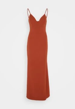Wal G Jackie Strappy Maxi - Maxi-Jurk - Terracotta -Wal G 1e71076c787b427fbb81277117bf4529