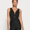 Wal G Tortoise Button Body - Top - Black
