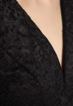 Wal G V Neck Midi Dress - Etui-Jurk - Black -Wal G 20d138f619d646a88df3bcdf0e9c9315