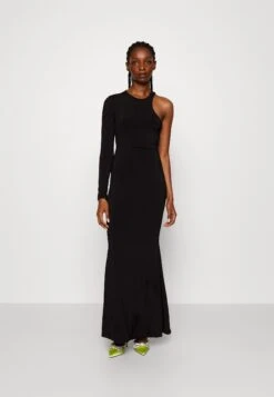 Mila Asymmetric- Maxi-Jurk - Black