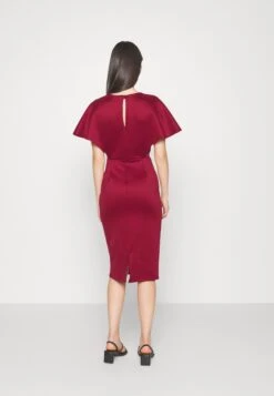 Wedding Petite Betty Wrap Midi Dress - Etui-Jurk - Wine -Wal G 2293500d788c4a16875df28e1ea95883