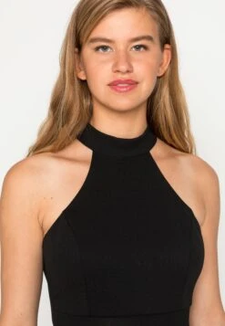 Wal G Cheryl Halter Neck Skater Dress - Jurk - Black -Wal G 23603b7691734d5fad970b8636e8650a
