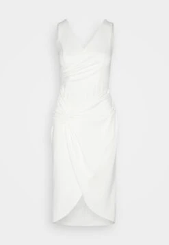 Wal G Ally Knot Midi - Cocktailjurk - White -Wal G 24546b2496f04b13b05f4f0ec67f9fb8