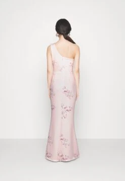 Wedding Gigi One Shoulder Print Maxi - Galajurk - Peach Print -Wal G 265cc0e3e0d648eb93fc90d95ea8ba79