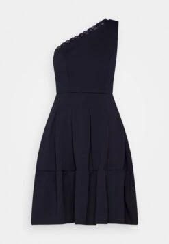 Wal G Janine Skater Dress - Jerseyjurk - Navy Blue -Wal G 27b2522eed234b958a179e941ace6504