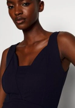 Anabella Ruffle Bottom Midi - Cocktailjurk - Navy Blue -Wal G 280a3965952242a898c49a875ffc785d