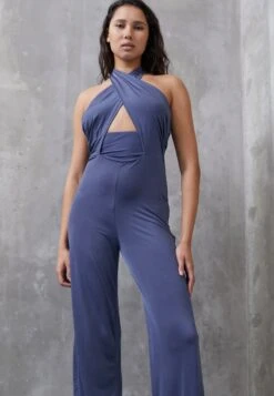 Wal G Party Jojo Halter - Jumpsuit - Denim Blue 10 Wal G Party Jojo Halter - Jumpsuit - Denim Blue -Wal G 28130dbf4e5b41e6bd36b3a8fb239e2a
