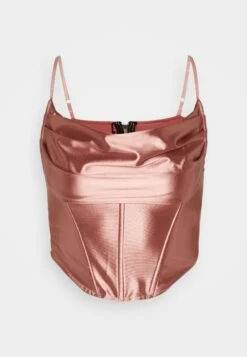 Wal G Christian Corset Crop - Top - Dusty Pink -Wal G 2b4d122c800f41b6a6d8e9c7e1a2296e