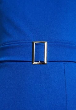 Wal G Jumina Buckle Midi - Jerseyjurk - Electric Blue -Wal G 2ba0d72598b74f92a7d4397dffef2ca9
