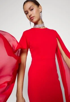 Wal G Holly Sleeve Dress - Cocktailjurk - Red -Wal G 2bbb4aa2c95a428a98e82a31715b76a2
