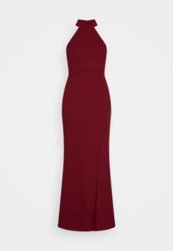 Wal G Sara Halter Neck Maxi Dress - Galajurk - Berry Wine -Wal G 2bdfec39dd3c4020bb0eca2911898cf5