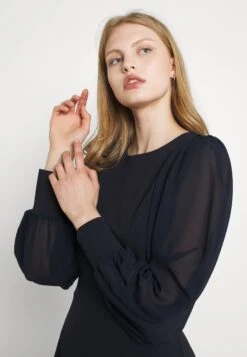 Wal G Kat Sleeve Dress - Jurk - Navy Blue -Wal G 2d153d6e3c8b4131bc66a1d4396463a5