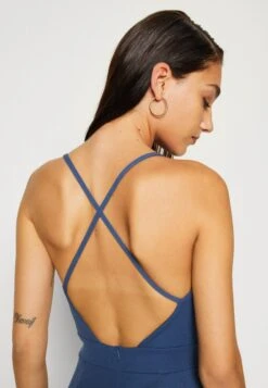 Wal G Aiden Cross Back - Jumpsuit - Denim Blue -Wal G 2d92a8c5c57042e49d511052b6e53328