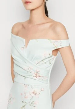 Wal G Wedding Kai V Neck Print Maxi - Galajurk - Sage Green -Wal G 2def809060d64c89a4da0f50e8cefb7a