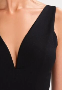 Wal G V Neck Midi - Jerseyjurk - Black -Wal G 2ee86970d58c41e09c47d5dc79021c2e