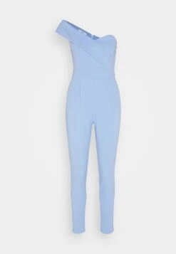 Wal G Halli Ruffe - Jumpsuit - Powder Blue -Wal G 310d43c926614f97abc8db1db05a0453