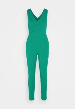 Wal G Toby V Neck - Jumpsuit - Leaf Green -Wal G 3308019bbbef40e48770d47bf6a93741
