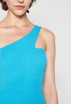 Wal G Meg One Shoulder Midi - Cocktailjurk - Mediterranean Blue -Wal G 337105093f3c4c0583ba23a66fb94c68