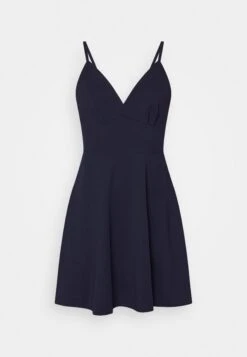 Wal G Jina Skater Dress - Jerseyjurk - Navy Blue -Wal G 347c5e3300734e7e80c1a0ff3a5dcba8