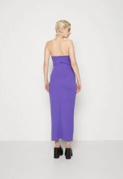 Wal G Gina V Neck Maxi - Jerseyjurk - Purple -Wal G 36e87a948b7c42139c3e0f3ad40c65cf