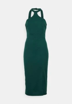 Lexi Curve Midi - Cocktailjurk - Forest Green -Wal G 3ba9f175bb6541e7989dacfb8161b1cc