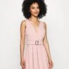 Debbie Buckle Skater Dress - Cocktailjurk - Blush Pink