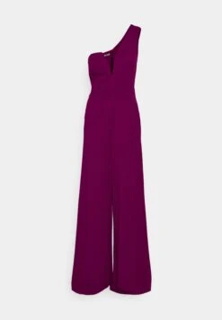 Fleur One Shoulder- Jumpsuit - Plum -Wal G 40d85a23606c4e229151fa3a704c9bb6
