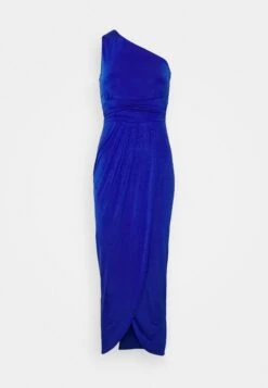 Wal G Party Bina One Shoulder Midi - Jerseyjurk - Electric Blue -Wal G 4166ef2cb974497c9472a31e41d9bfc0