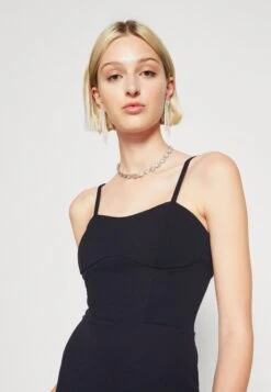 Wal G Danielle Corset - Jerseyjurk - Navy Blue -Wal G 44de5fbc8a354621a4c06938dc7dc644