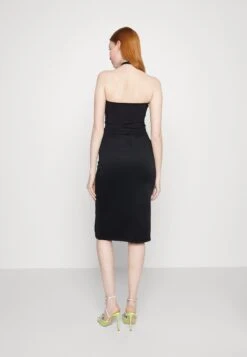 Wal G Valentines Heart Midi Skirt - Kokerrok - Black -Wal G 47a9609993f744a4b8b11857056fc198