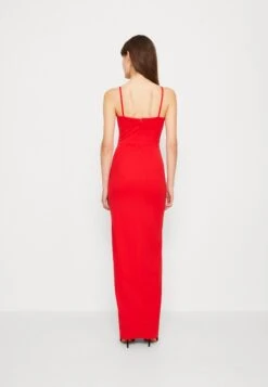 Wal G Jeane Strappy Maxi - Jerseyjurk - Red -Wal G 480e45112585483aae5fe29541f0b95b