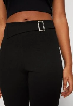 Wal G Melody Buckle Trouser - Broek - Black -Wal G 4897e081502d42e991b88bce392c31d7