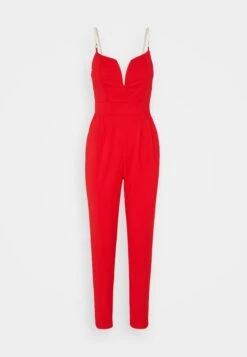 Wal G Valentines Valentina - Jumpsuit - Red -Wal G 48a28db1e3cf4c929f8545f63f08ed47