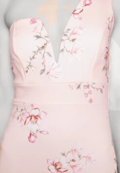 Wedding Gigi One Shoulder Print Maxi - Galajurk - Peach Print -Wal G 4d6f3452e07548f293e664880a5c4185