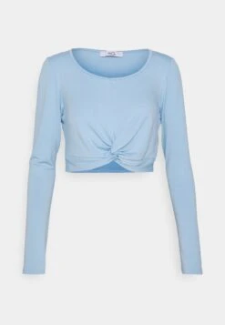 Wal G Karina Tie Top - Longsleeve - Dusty Blue -Wal G 555bad5f326c477182a4bec68548dbf2