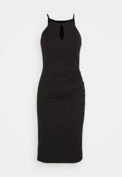 Wal G Harriet Halter Midi Dress - Jerseyjurk - Black -Wal G 566311ab48464407bf7e7b455732f322