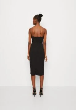 Wal G Valentines Valentina Midi - Jerseyjurk - Black -Wal G 5a7eb931699645d780e43190b4f1a533