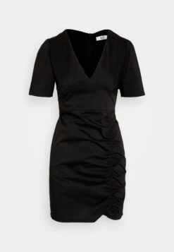 Wal G Jack Rouched Mini - Etui-Jurk - Black -Wal G 5c0a694550654dfba15e72c00bc9b9ad