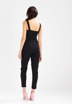 Wal G V Neck - Jumpsuit - Black -Wal G 5e5649f370a34d19aec673183987d689