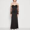 Wal G Tabitha Sleeve Maxi - Galajurk - Black